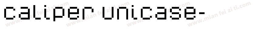 Caliper Unicase字体转换